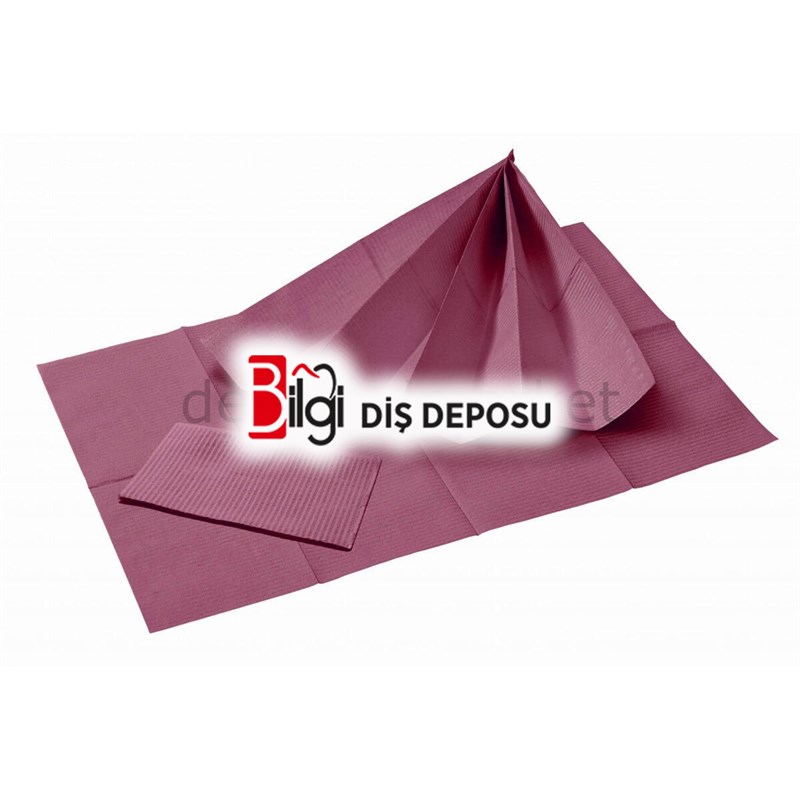 Avrupa Tabla Örtüsü Renkli - 33*44 cm 500 Ad - Bordeaux