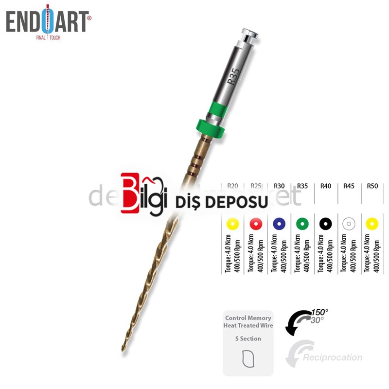 Endoart Expert Gold Reciproc Kanal Eğe
