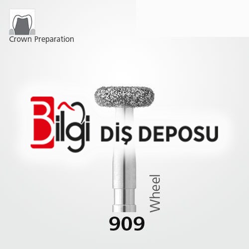 909 Sentetik Elmas Frez - 2 Adet - Tekerlek