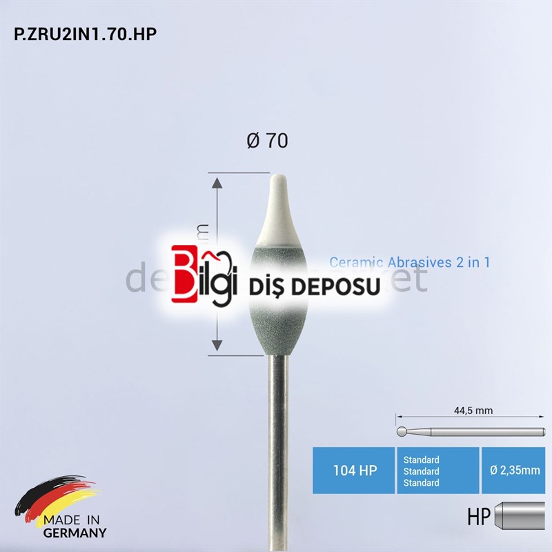 Seramic & Zirconium Abrasives 2 in 1 - P.ZRU2IN1 - Ø70 mm