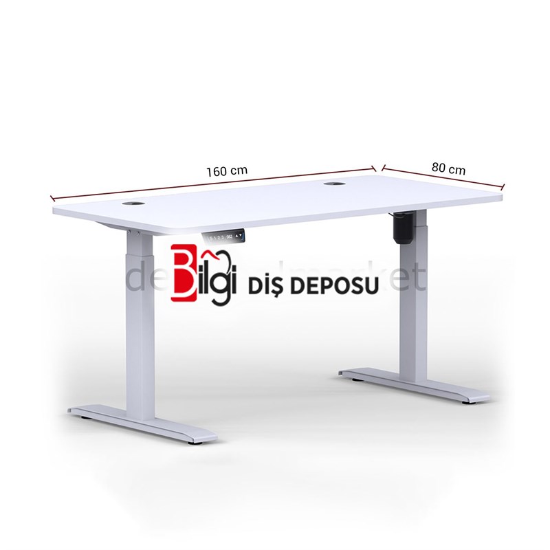 O-Flex Elektrikli Yüksekliği Ayarlanabilir Ergonomik Masa - 160*80 cm