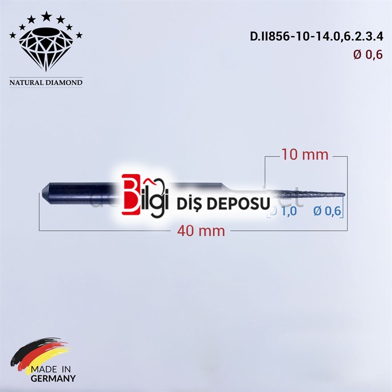 Imes Icore Wieland Elmas Cad Cam Drill 0,6 mm