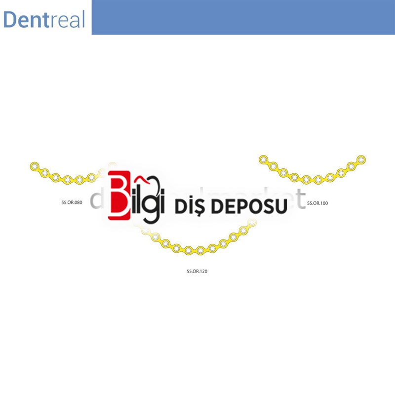 Titanyum Maxillofacial Mini Plate Kemik Plakası 1 mm