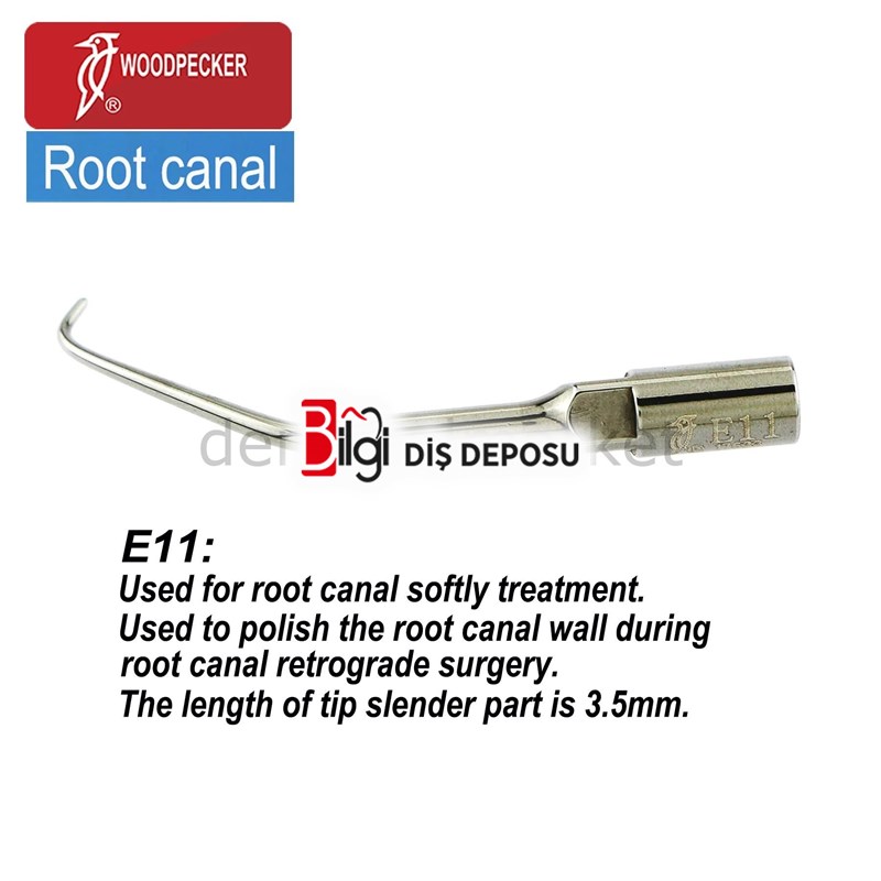 Kavitron Endodonti Ucu E11 - Ems,Mectron,Woodpecker,WH Uyumlu