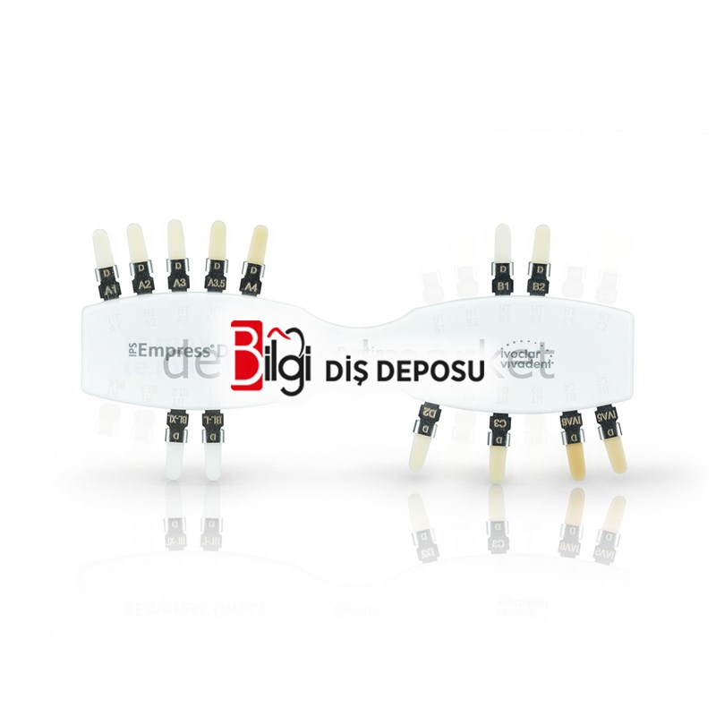 IPS Impress Direct Shade Guide - Dentin Renk Skalası