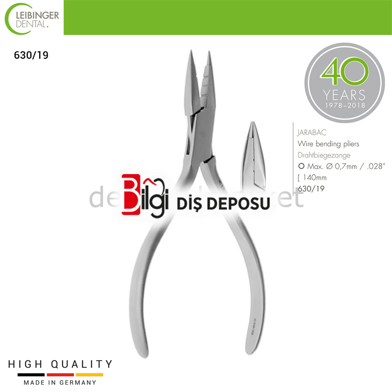 JARABAC Wire Bending Pliers - Tel Bükme Pensi - 140 mm