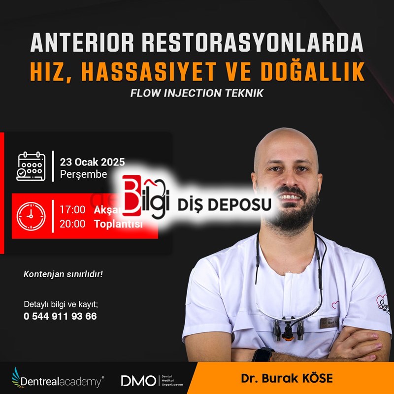 Anterior Restorasyonlarda Hız, Hassasiyet ve Doğallık Flow Injection Teknik - Dr. Burak Köse