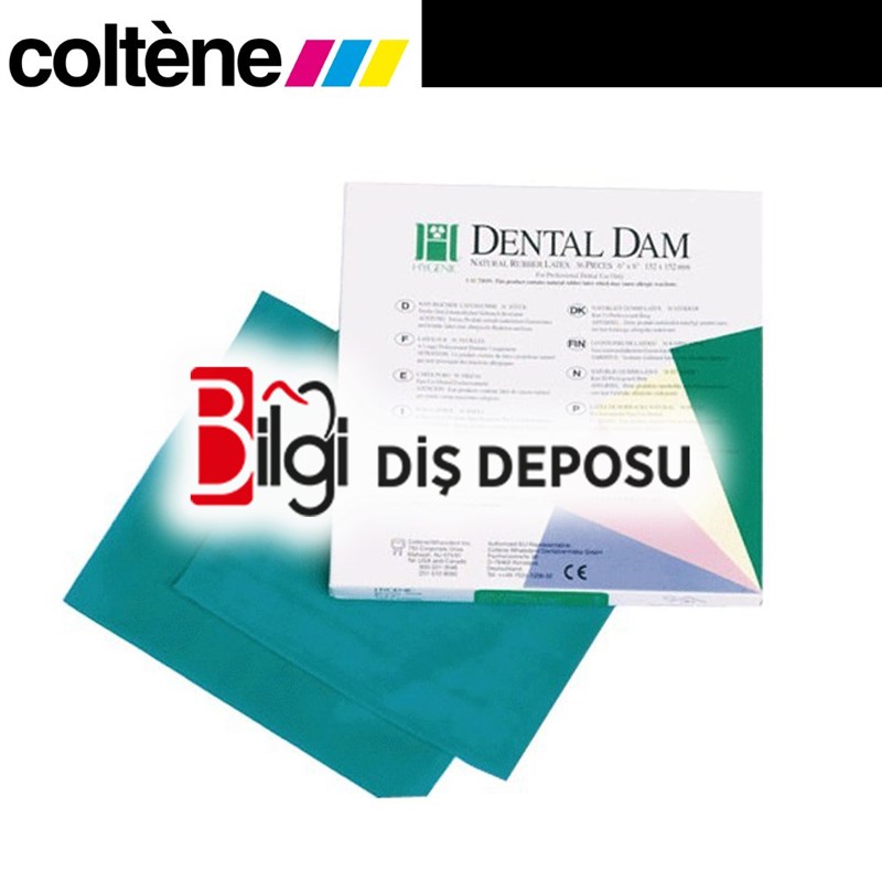 Hygenic Dental Dam Rubberdam Lastigi Yeşil