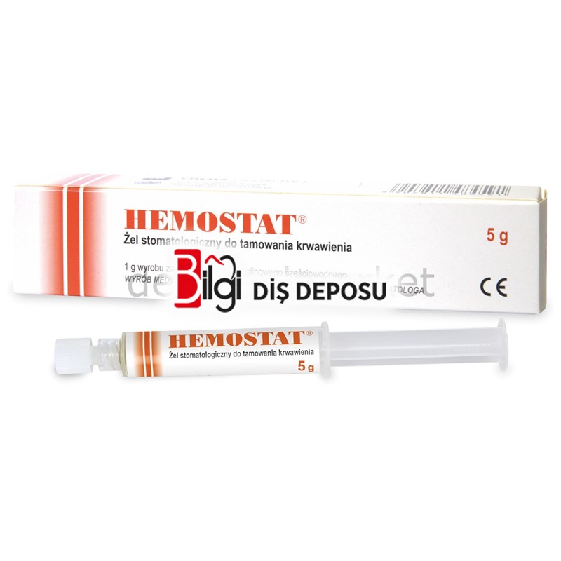 Hemostat Kanama Durdurucu Jel 5gr