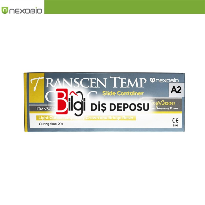 Transcen Temp C&B LC Işıkla Sertleşen Geçici Kuron & Köprü Materyali A2 - 3*15g