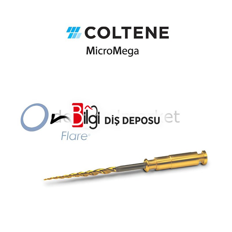 Coltene One Flare Isıl İşlem Görmüş Ni-Ti Eğe