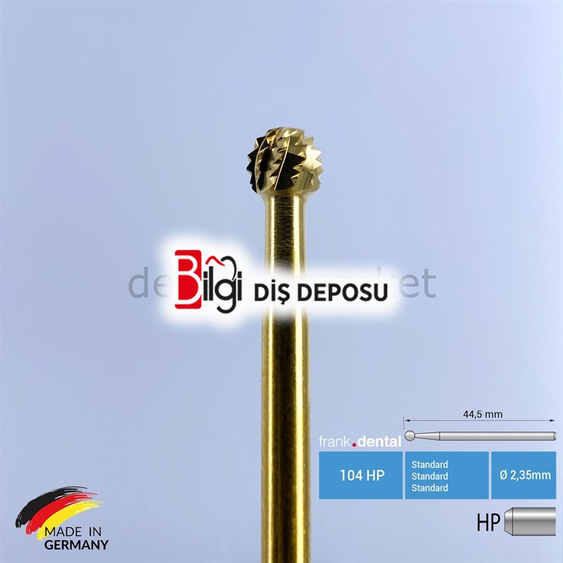 Titanyum Carpide Cerrahi Frez Rond - 141A HP