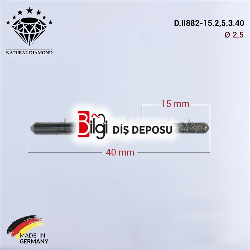 Imes Icore Wieland Elmas Cad Cam Drill 2,5 mm